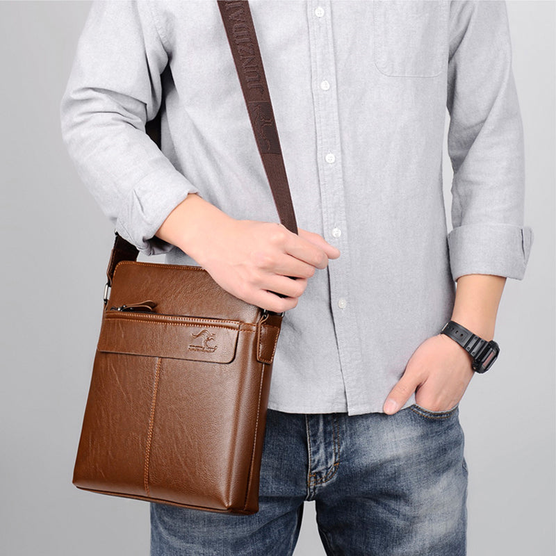 Maverick | Classic Anti-Theft Leather Crossbody Bag