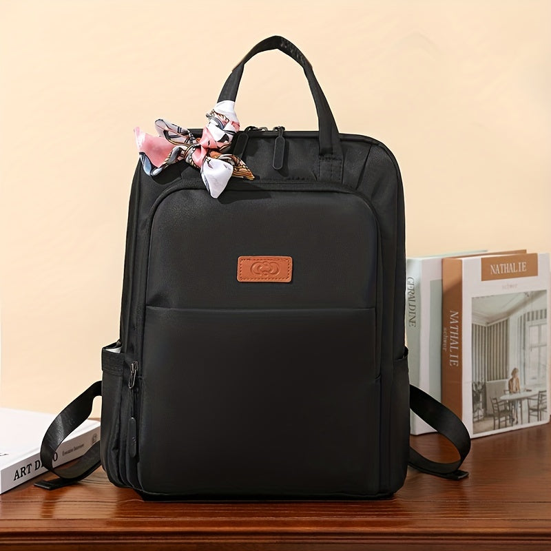 Streamlined Nylon Laptop Backpack