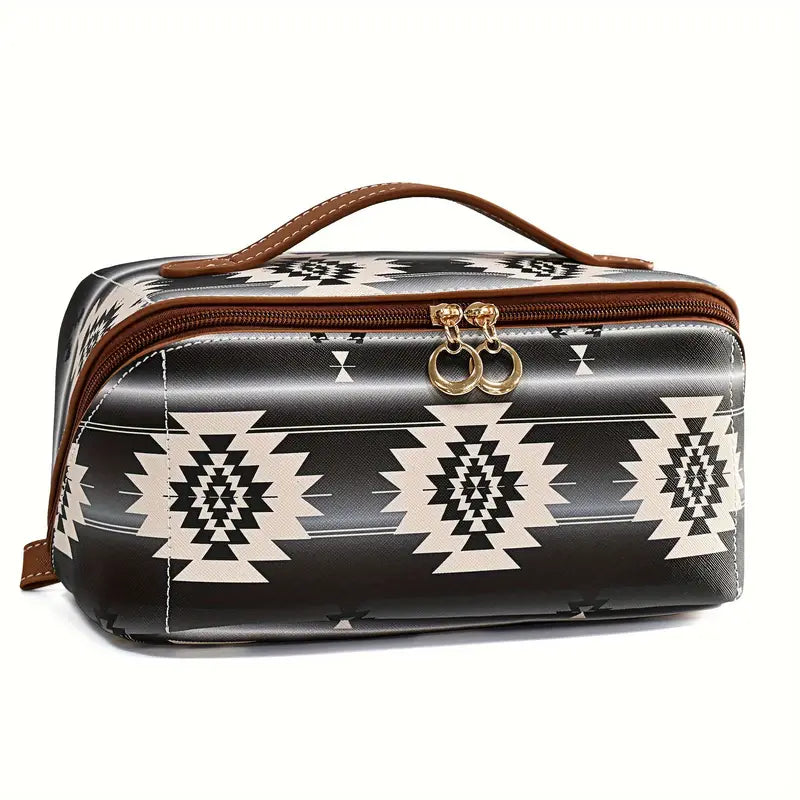 Dakota | Women's Bohemian PU Leather Cosmetic Toiletry Makeup Travel Bag