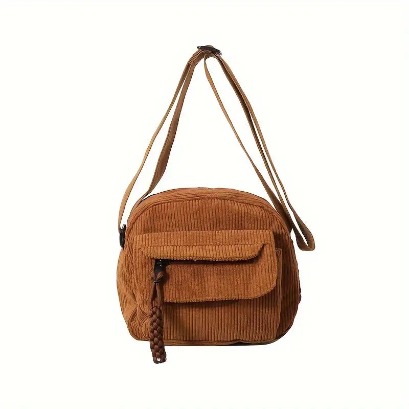 Alex | Women's Corduroy Small Casual Crossbody Sling Bag