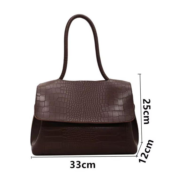 Luna | Chic Crocodile Pattern Large Capacity Women's Crossbody Handbag