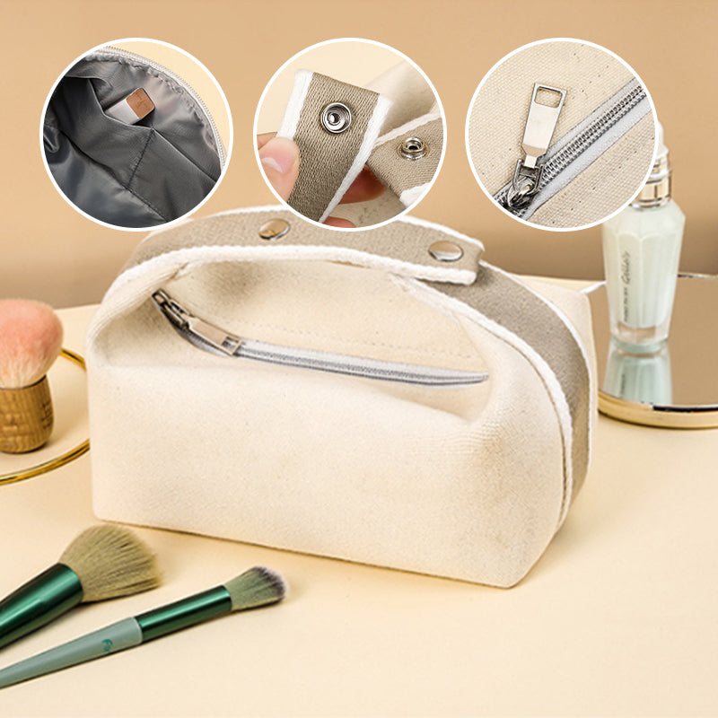 Compact Canvas Toiletry Organiser