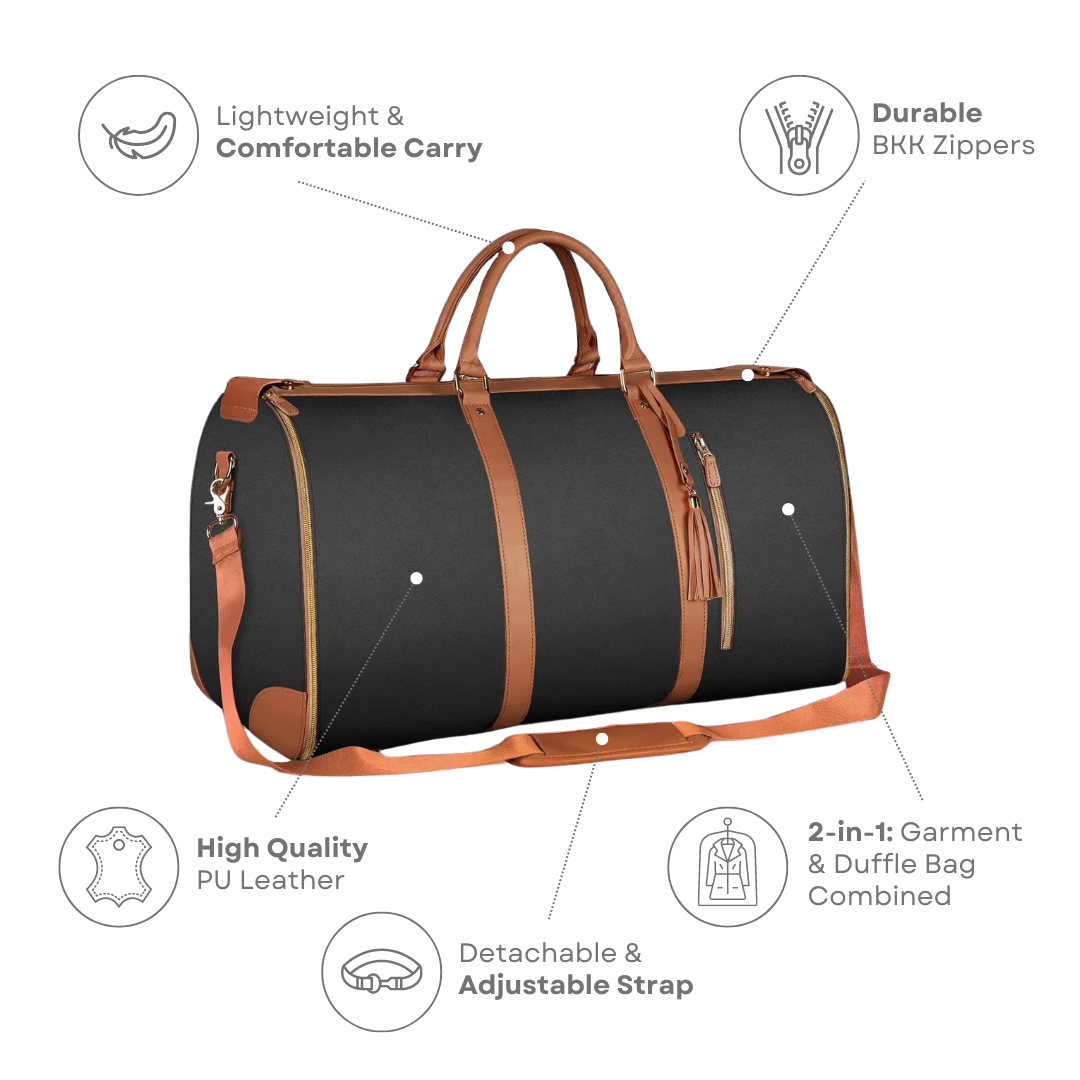 Folding Weekender Duffle Bag