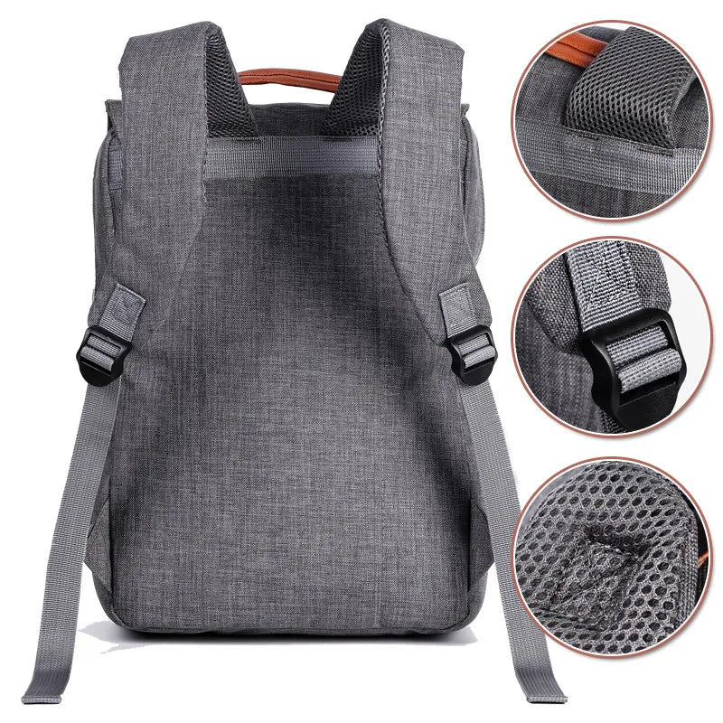 Alex | Vintage Canvas Large Travel Laptop Backpack