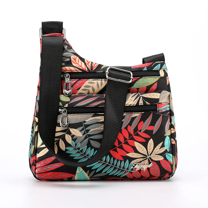 Harrison | Nylon Multi-Pocket Travel Crossbody Messenger Bag