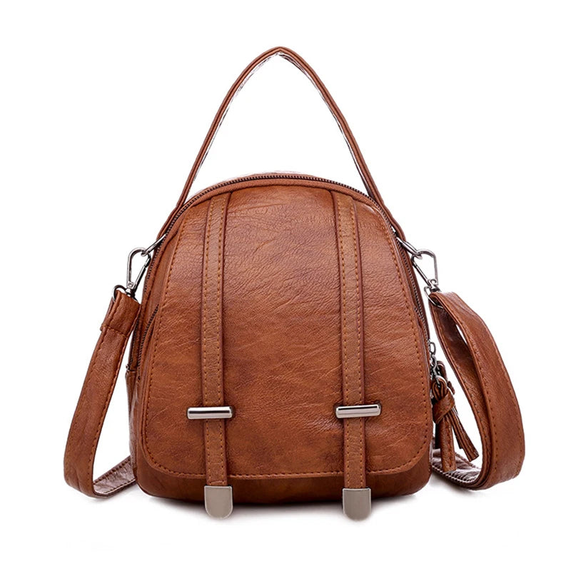 Mia | Women's Lightweight PU Leather Small Crossbody Sling Handbag