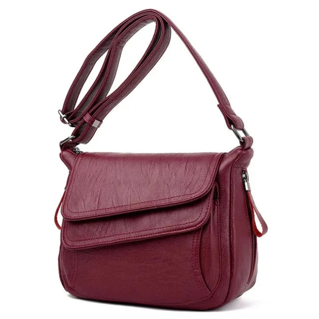 Megan | Women's Elegant Faux Leather Crossbody Sling Handbag