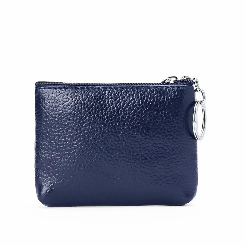 Olivia | Compact Genuine Leather Travel Pouch Wallet with Key Holder