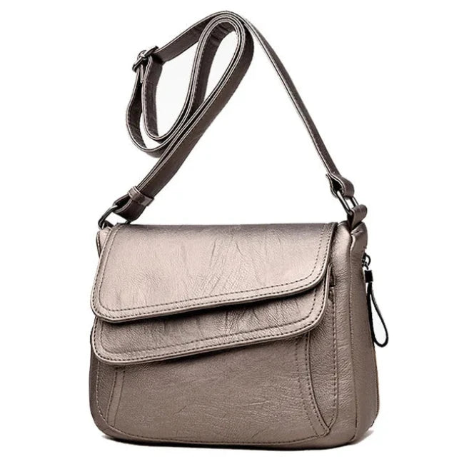 Megan | Women's Elegant Faux Leather Crossbody Sling Handbag