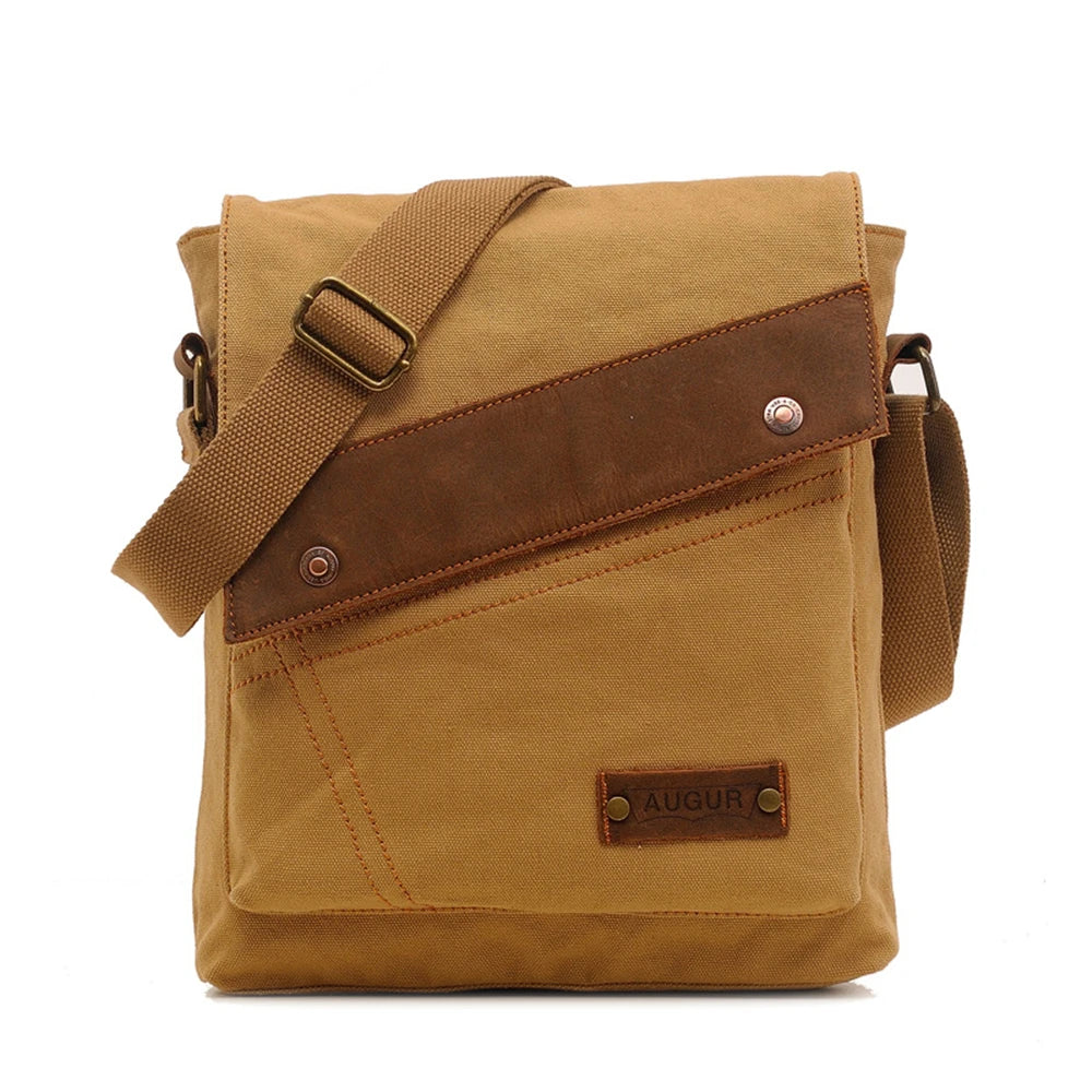 Mason | Vintage Small Canvas Crossbody Messenger Bag