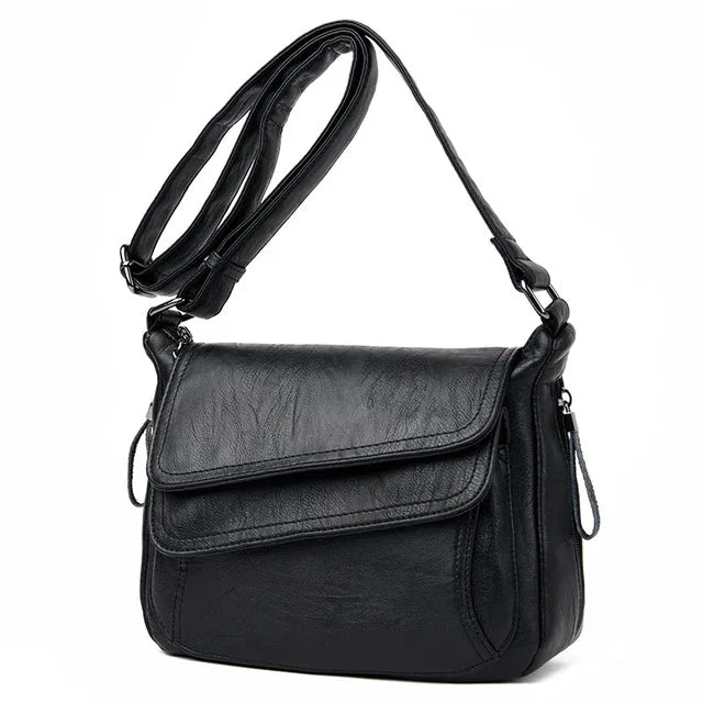 Megan | Women's Elegant Faux Leather Crossbody Sling Handbag