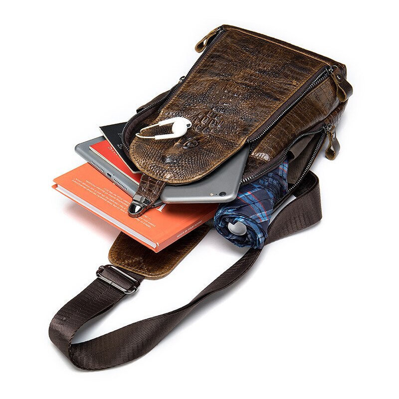 Marco | Alligator Crossbody Bag