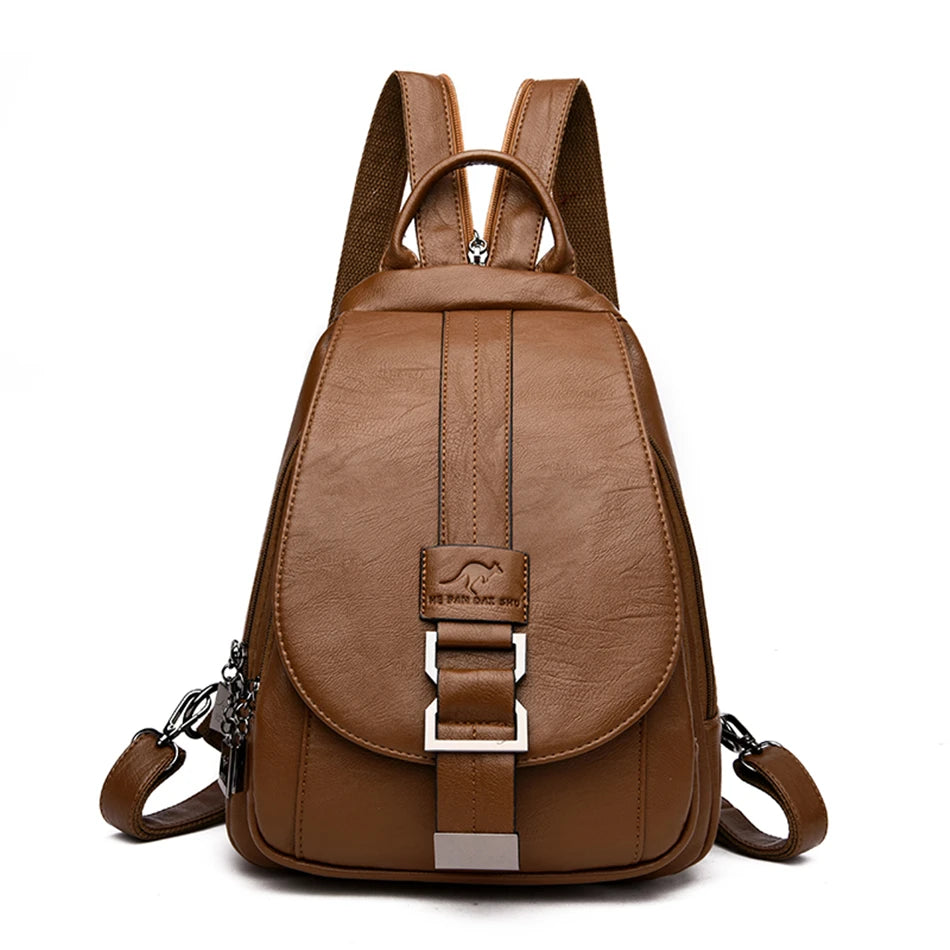 Emily | Chic Women's Leather Backpack