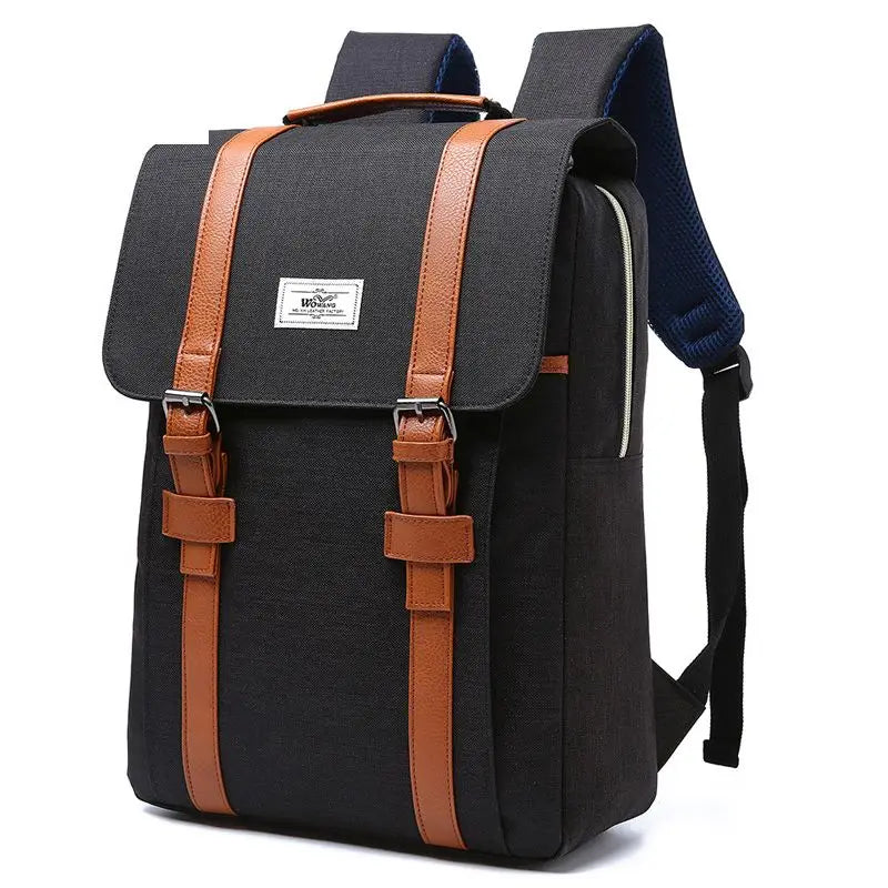 Alex | Vintage Canvas Large Travel Laptop Backpack