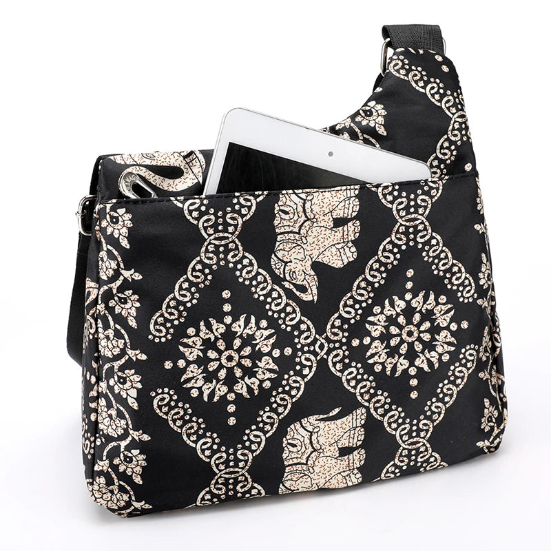 Harrison | Nylon Multi-Pocket Travel Crossbody Messenger Bag