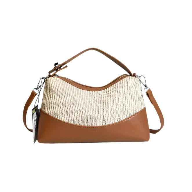 Lina | Women's Casual Straw Crossbody Handbag