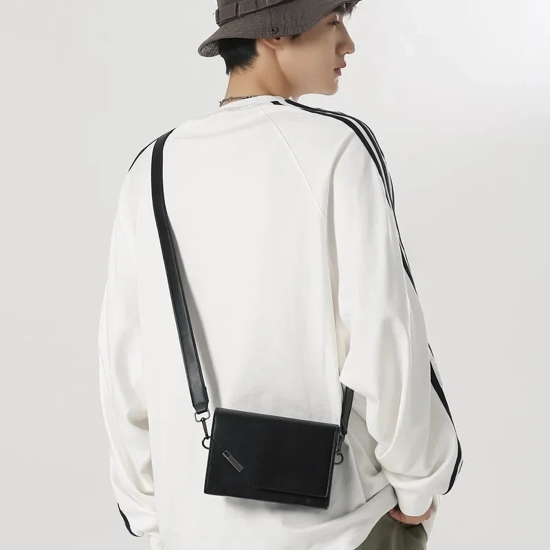 Ethan | Simple Leather Small Crossbody Sling Bag