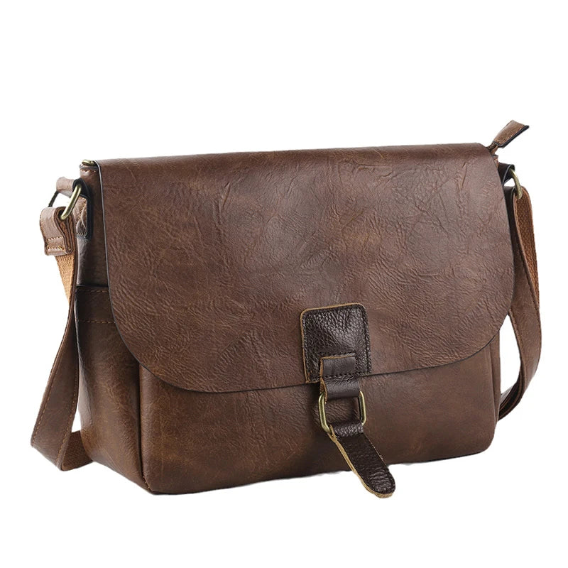 Liam | PU Leather Crossbody Messenger Bag