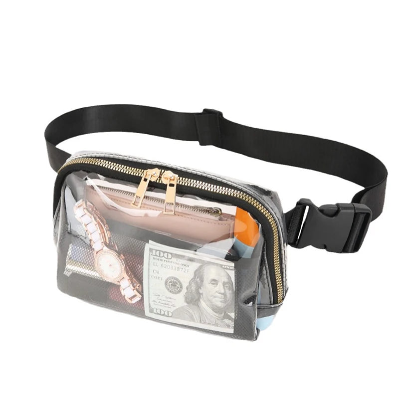 Melanie | Transparent Waterproof Crossbody Waist Bum Bag