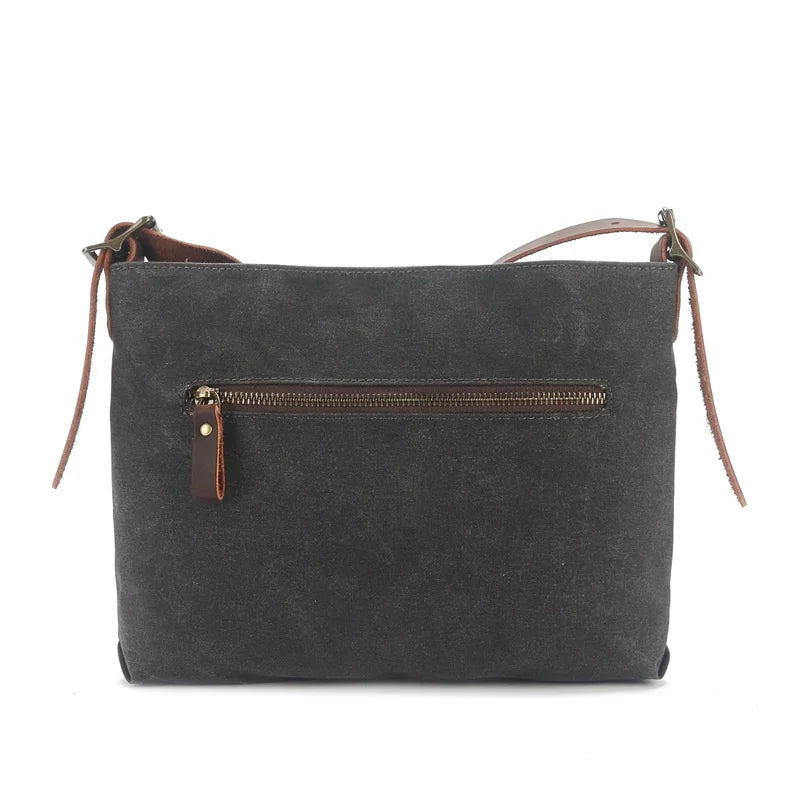 Oliver | Vintage Canvas Crossbody Messenger Bag