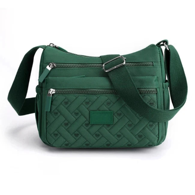 Mia | Women's Waterproof Nylon Multi-Pocket Crossbody Messenger Bag