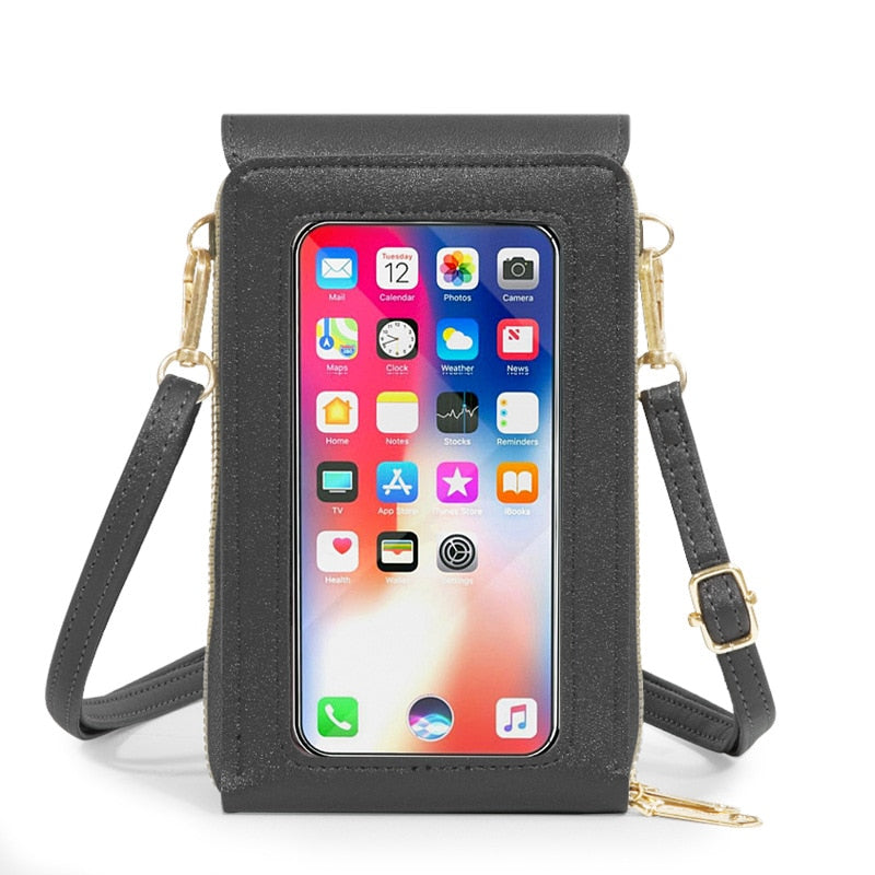 Sophia | Clear Touch Crossbody Phone Bag