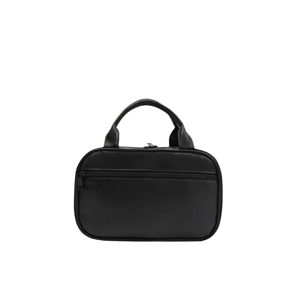 Sophia | Luxury Faux Leather Large Cosmetic Makeup Travel Bag