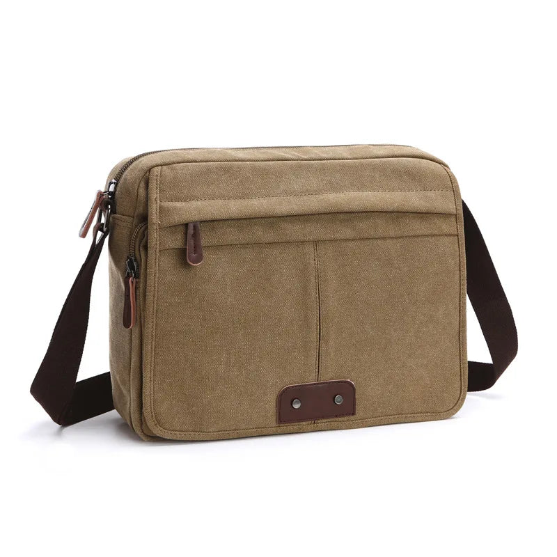 Samuel | Vintage Canvas Men's Crossbody Messenger Bag