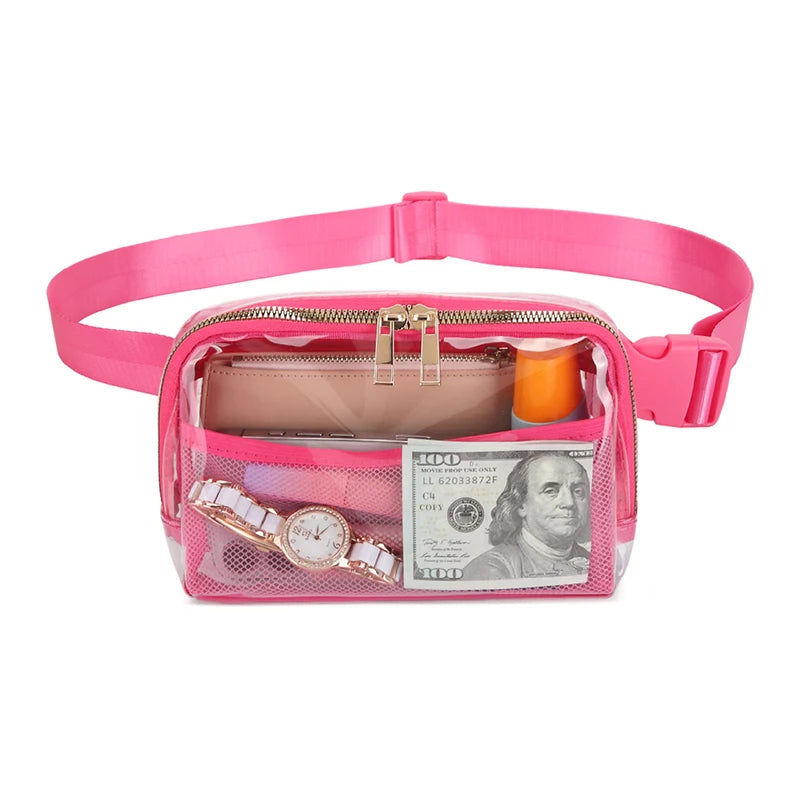 Melanie | Transparent Waterproof Crossbody Waist Bum Bag