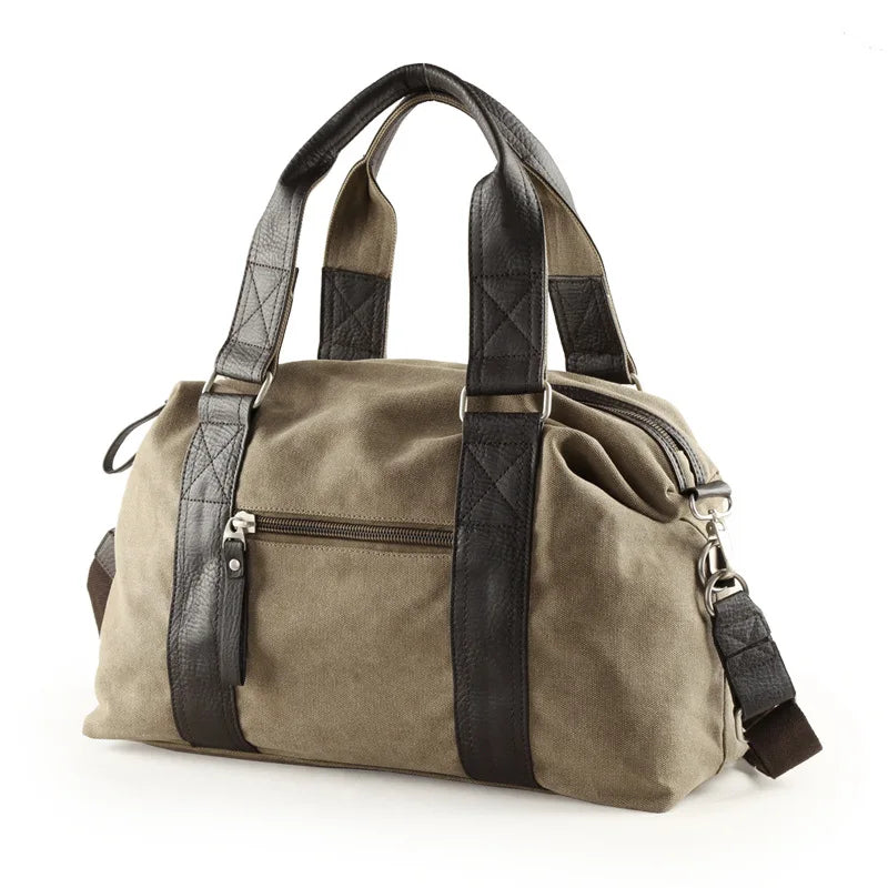 Jack | Retro Canvas Weekender Travel Garment Duffle Bag