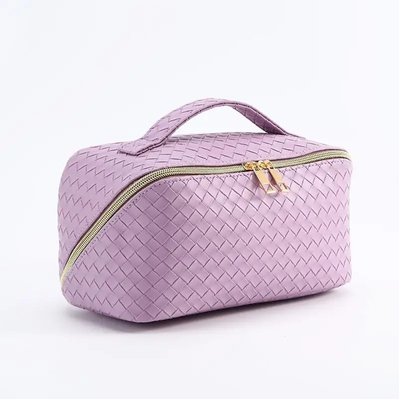 Sophie | Women's Waterproof PU Leather Travel Cosmetic Makeup Toiletry Bag