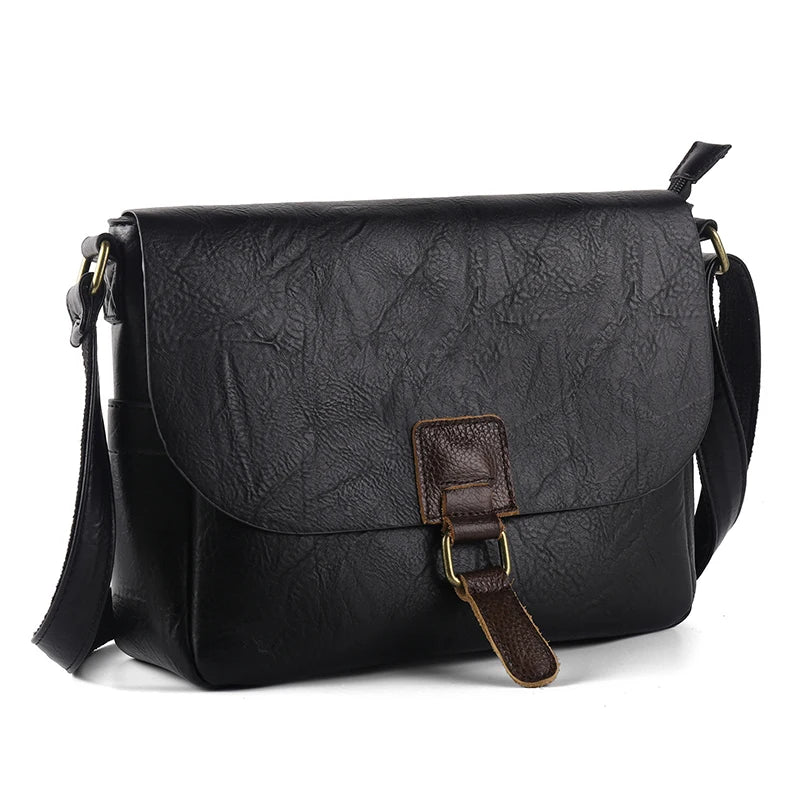 Liam | PU Leather Crossbody Messenger Bag