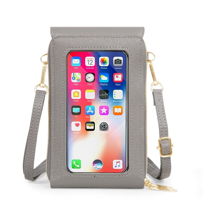 Sophia | Clear Touch Crossbody Phone Bag