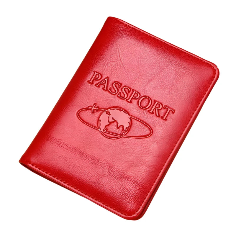 James | Genuine Cowhide Leather Travel Wallet Passport Holder