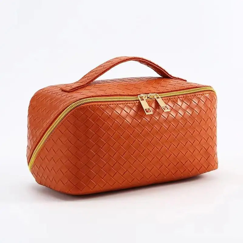 Sophie | Women's Waterproof PU Leather Travel Cosmetic Makeup Toiletry Bag