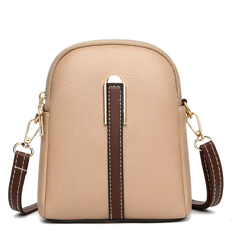 Ally | Retro Mini Leather Crossbody Sling Bag