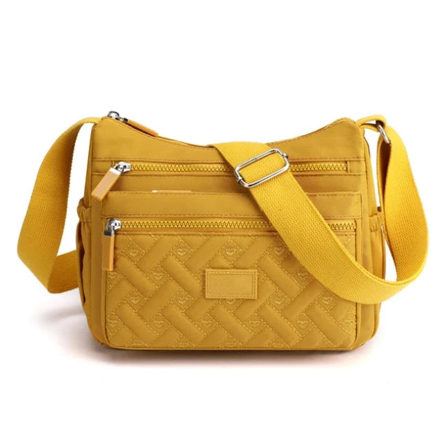 Mia | Women's Waterproof Nylon Multi-Pocket Crossbody Messenger Bag