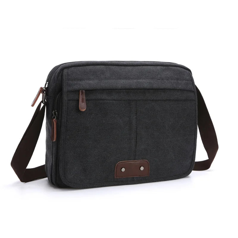 Samuel | Vintage Canvas Men's Crossbody Messenger Bag