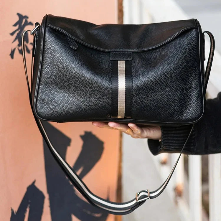 Ethan | Genuine Leather Trendy Small Crossbody Bag