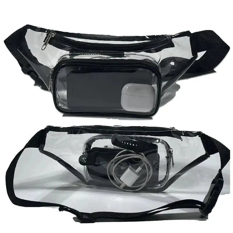 Casey | Clear Stadium Approved Waterproof Crossbody Bum Bag