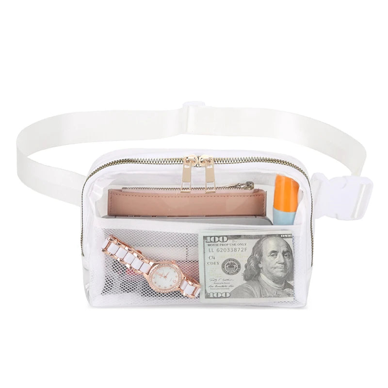 Melanie | Transparent Waterproof Crossbody Waist Bum Bag