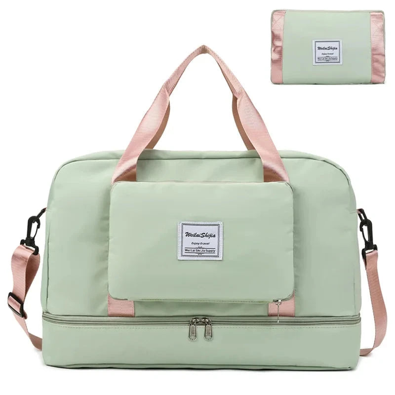 Evelyn | Foldable Weekender Overnight Sports Garment Duffle Bag