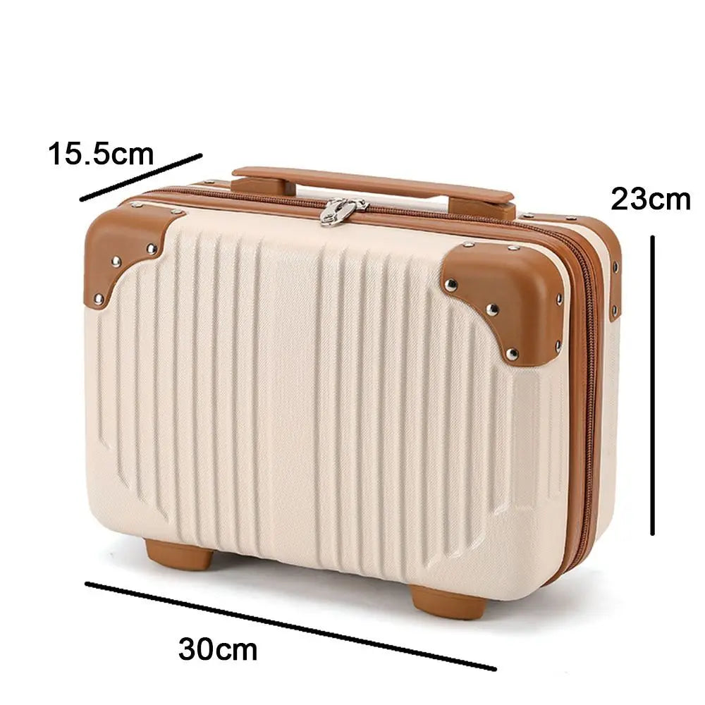 Clara | Chic Retro Travel Makeup Cosmetic Toiletry Bag Case