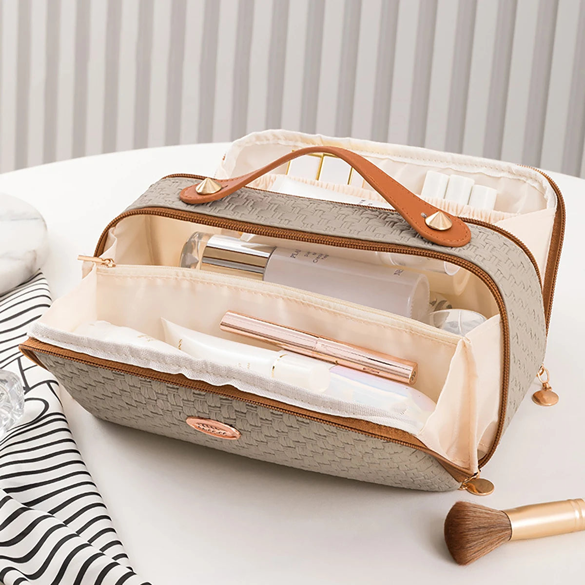 Sienna | Large Capacity Waterproof Cosmetic Makeup Travel Bag