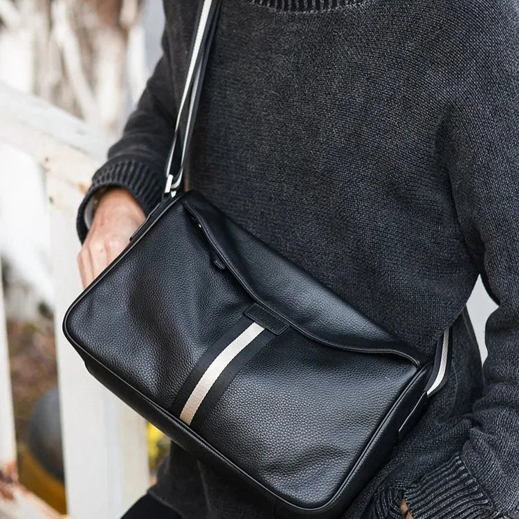 Ethan | Genuine Leather Trendy Small Crossbody Bag