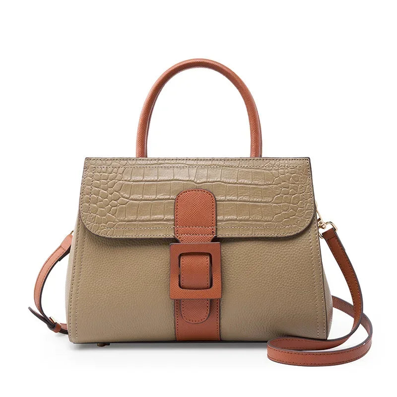 Ella | Elegant Crocodile Pattern Crossbody Handbag