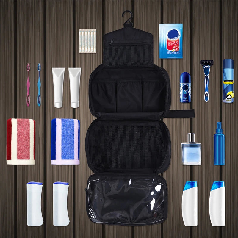 Sam | Water-Resistant Large Hanging Cosmetic Toiletry Travel Bag