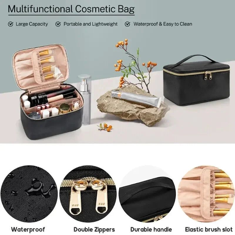 Eva | Women's Portable Travel Cosmetic Makeup Bag