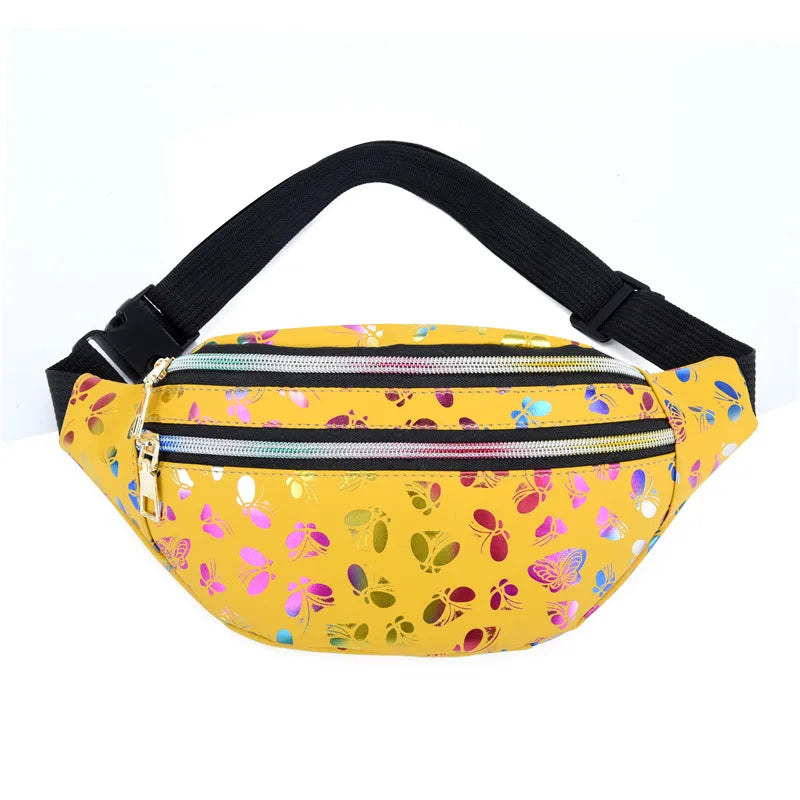 Alina | Women's Butterfly Printed Crossbody Fanny Pack Bum Bag