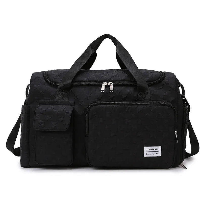 Isla | Large Checkerboard Weekender Overnight Travel Duffle Bag